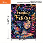 Fantasy Fairy Coloring Book: 22 Pages of Magical Art for Coloring Enthusiasts