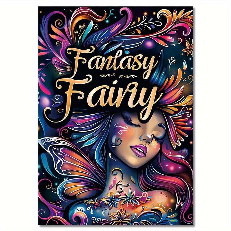 Fantasy Fairy Coloring Book: 22 Pages of Magical Art for Coloring Enthusiasts