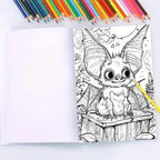 Deluxe Edition Bat'S Secret Garden Coloring Book - 22 Thick Pages, Perfect For Birthday & Holiday Gifts