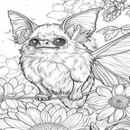 Deluxe Edition Bat'S Secret Garden Coloring Book - 22 Thick Pages, Perfect For Birthday & Holiday Gifts