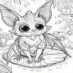 Deluxe Edition Bat'S Secret Garden Coloring Book - 22 Thick Pages, Perfect For Birthday & Holiday Gifts