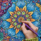 Beautiful Black Girl Coloring Book: Stress-Relieving Adult Coloring Book with Vibrant Portraits of Black Girls