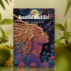 Beautiful Black Girl Coloring Book: Stress-Relieving Adult Coloring Book with Vibrant Portraits of Black Girls