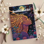 Beautiful Black Girl Coloring Book: Stress-Relieving Adult Coloring Book with Vibrant Portraits of Black Girls