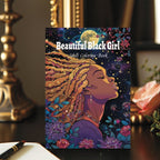 Beautiful Black Girl Coloring Book: Stress-Relieving Adult Coloring Book with Vibrant Portraits of Black Girls