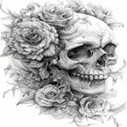 Deluxe Skull Art Coloring Book for Adults - 22 Thick Pages, Soft Cover, Multicolor, Perfect Gift for Birthdays & Holidays
