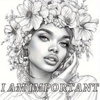 1pc Positive Vibes Coloring Book - Drafting Tools & Kits for Adults - Innovative, Thick 22-Page Paper, Upgrade, Holiday Birthday Party Gift for Relaxation and Mindfulness