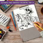 1pc Unique Skeleton's Love Story Themed Coloring Book - Drawing - Vibrant, Upgraded, Thicker 25-Page Paper, 7.87x7.87in, Best Gift for Christmas, Halloween, Holiday Party, Relaxation, and Creative Expression