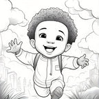 1pc Upgraded Lovely Little Coloring Book: Thickened 22 Pages for Holiday Birthday Parties