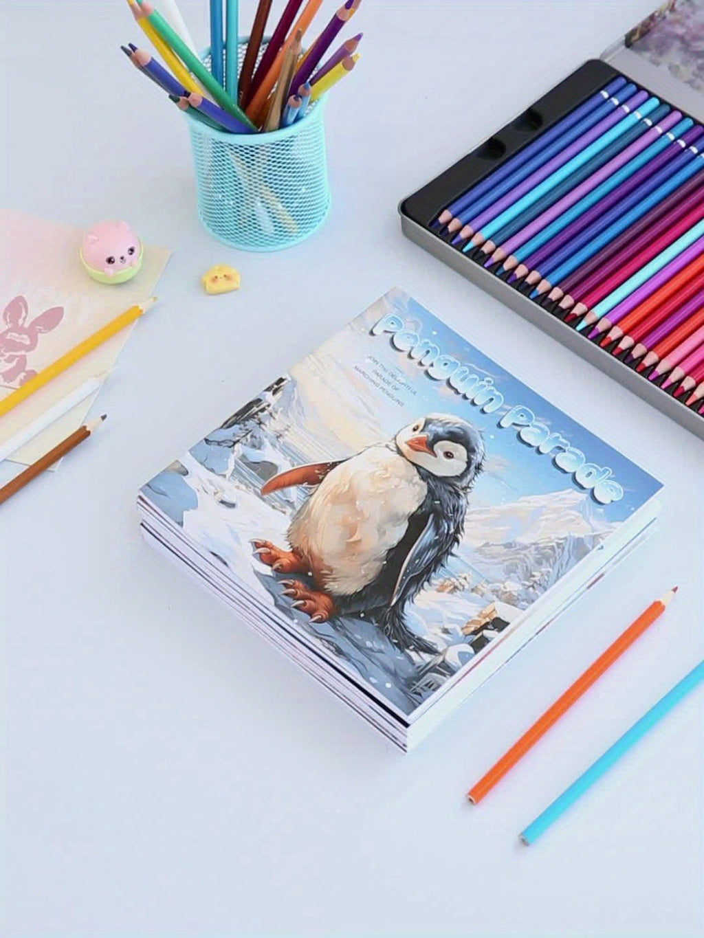 1pc Unique Skeleton's Love Story Themed Coloring Book - Drawing - Vibrant, Upgraded, Thicker 25-Page Paper, 7.87x7.87in, Best Gift for Christmas, Halloween, Holiday Party, Relaxation, and Creative Expression