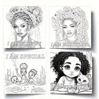 1pc Positive Vibes Coloring Book - Drafting Tools & Kits for Adults - Innovative, Thick 22-Page Paper, Upgrade, Holiday Birthday Party Gift for Relaxation and Mindfulness