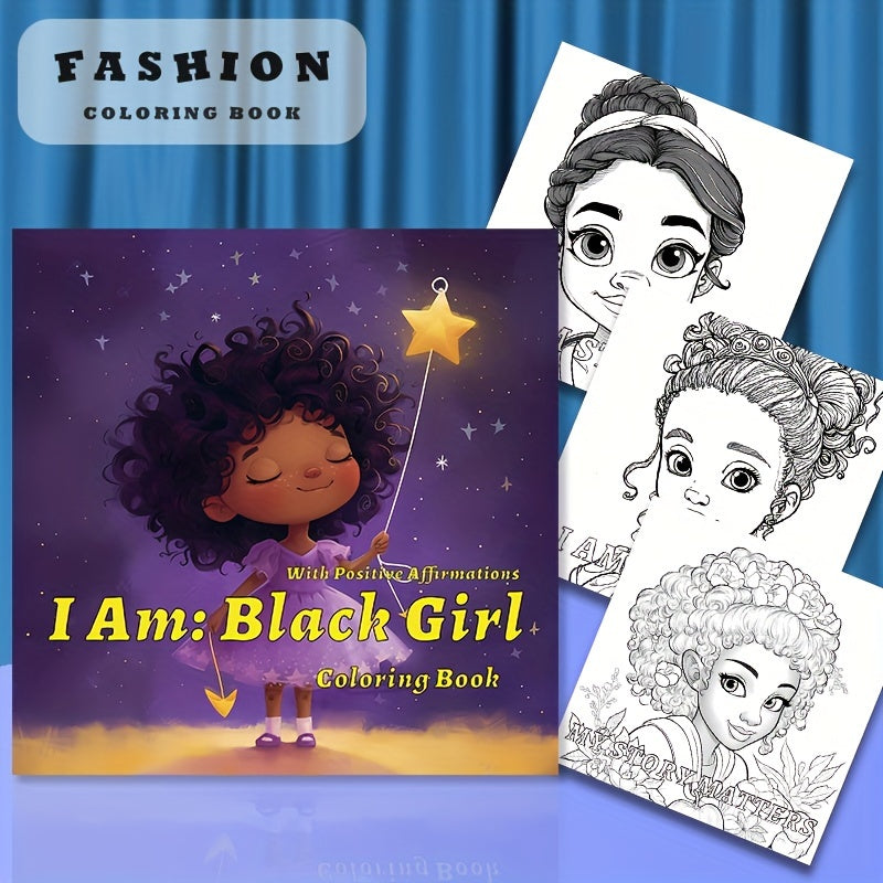 1pc Positive Vibes Coloring Book - Drafting Tools & Kits for Adults - Innovative, Thick 22-Page Paper, Upgrade, Holiday Birthday Party Gift for Relaxation and Mindfulness